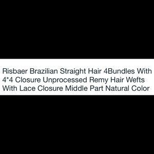 Brazilian Human Hair + Closure